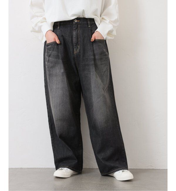 journal standard luxe「《追加》10OZデニムコラパンツ」|デニム|ブラック