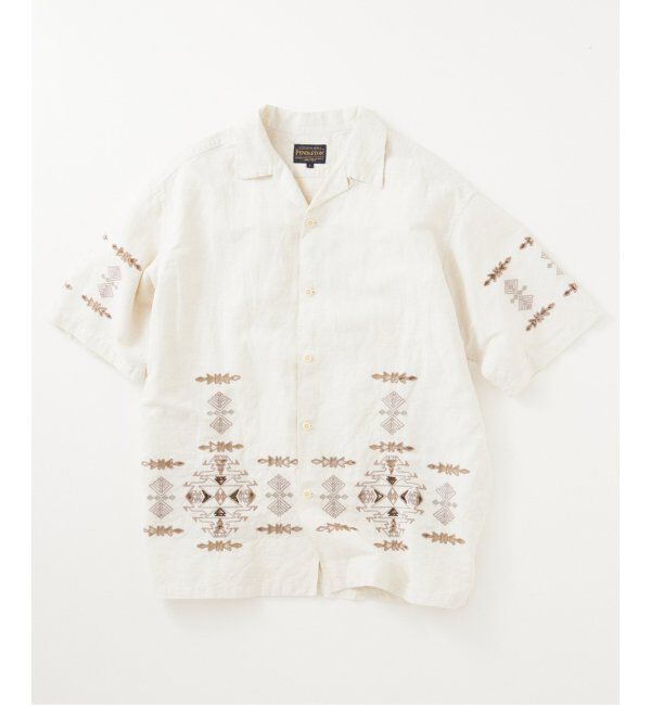 JOURNAL STANDARD relume「PENDLETON / ペンドルトン 別注 刺繍 オープンカラーシャツ」|シャツ・ブラウス|
