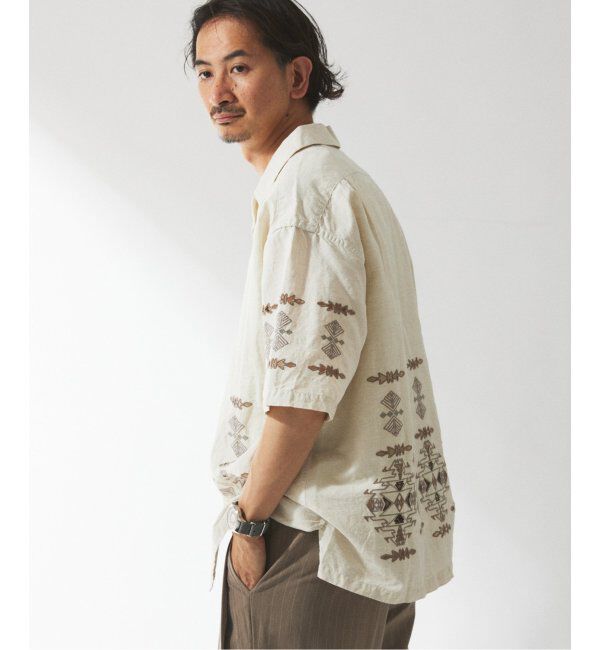 JOURNAL STANDARD relume「PENDLETON / ペンドルトン 別注 刺繍 オープンカラーシャツ」|シャツ・ブラウス|グレーB