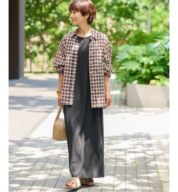 JOURNAL STANDARD relume「《追加2 / 新色》コットンローンチェックオーバーサイズシャツ」|シャツ・ブラウス|