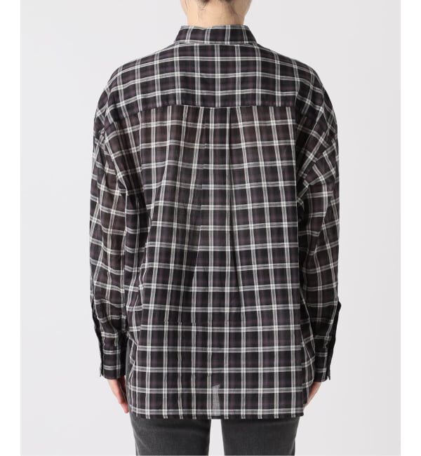 JOURNAL STANDARD relume「《追加2 / 新色》コットンローンチェックオーバーサイズシャツ」|シャツ・ブラウス|