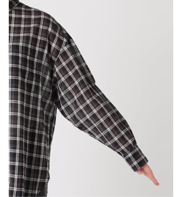JOURNAL STANDARD relume「《追加2 / 新色》コットンローンチェックオーバーサイズシャツ」|シャツ・ブラウス|