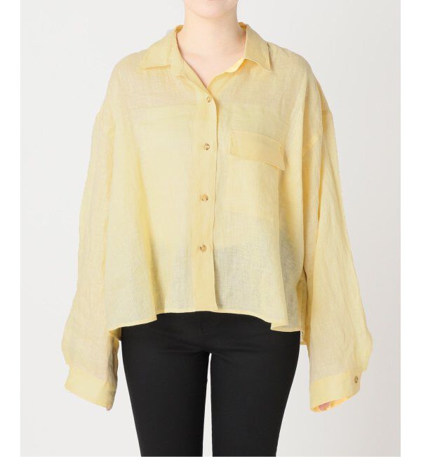 JOURNAL STANDARD「《追加2》リネンレギュラーロールアップシャツ」|シャツ・ブラウス|