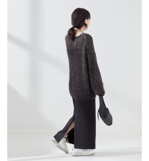 journal standard L'essage「《追加》モヘヤMIXスパンコールプルオーバー」|ニット・セーター|