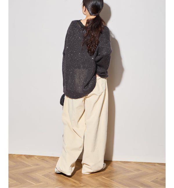 journal standard L'essage「《追加》モヘヤMIXスパンコールプルオーバー」|ニット・セーター|