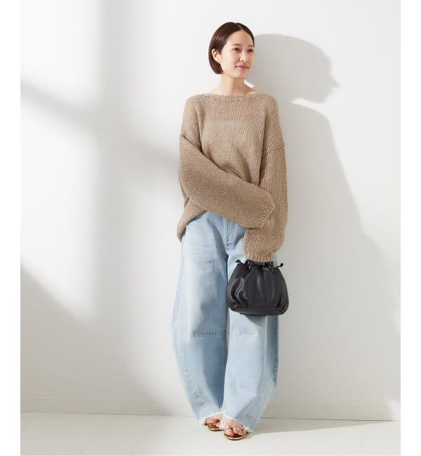 journal standard L'essage「《追加》モヘヤMIXスパンコールプルオーバー」|ニット・セーター|