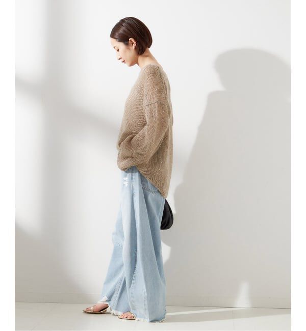 journal standard L'essage「《追加》モヘヤMIXスパンコールプルオーバー」|ニット・セーター|