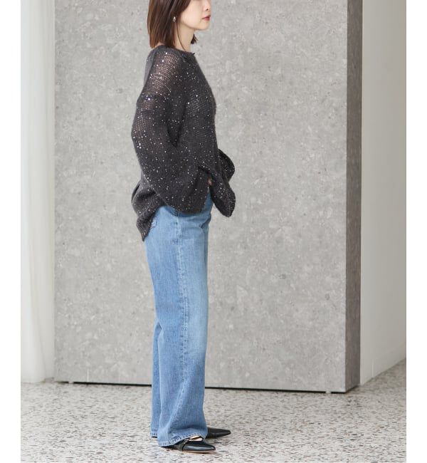 journal standard L'essage「《追加》モヘヤMIXスパンコールプルオーバー」|ニット・セーター|