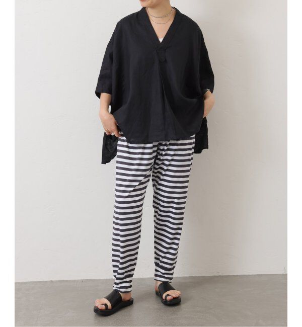 journal standard luxe「40リネンワッシャー Vスキッパーシャツ」|シャツ・ブラウス|