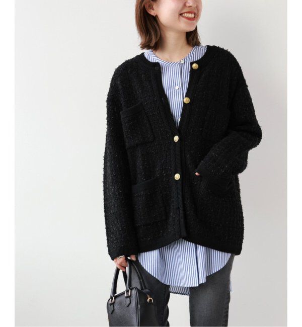 JOURNAL STANDARD relume「《WEB限定追加》TWEEDYニットジャケット」|カーディガン|
