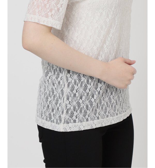 JOURNAL STANDARD「ストレッチレースTEE」|Tシャツ・カットソー|