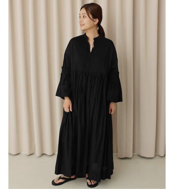 JOURNAL STANDARD「ピンタックボリュームワンピース」|ワンピース|ブラック