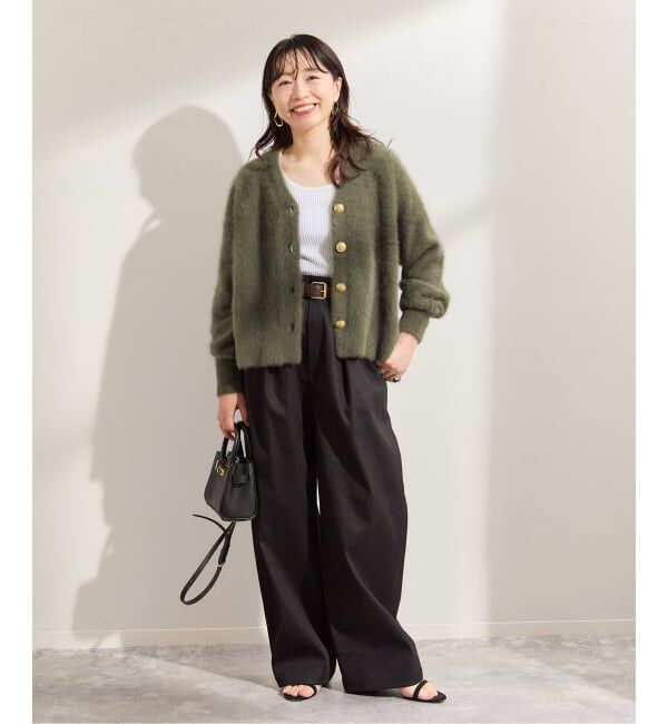 journal standard L'essage「《追加》FOX CASHMERE Vネックカーディガン」|カーディガン|