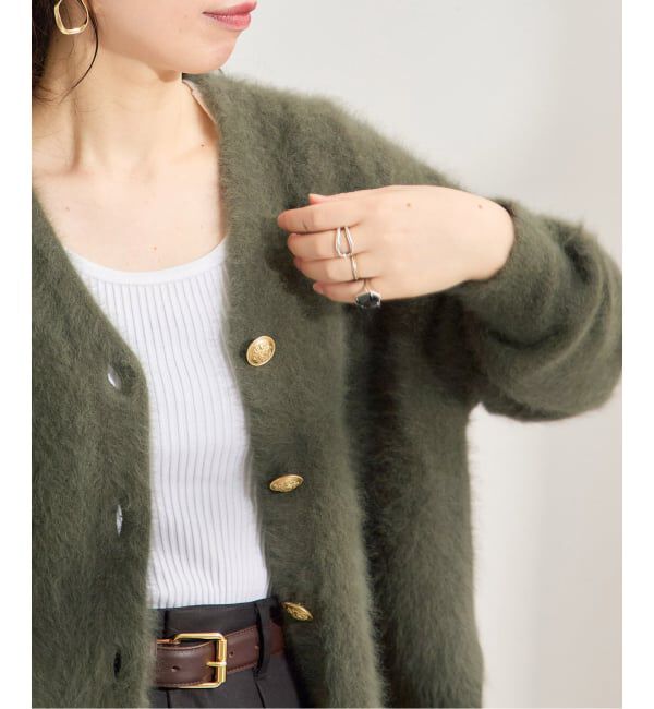 journal standard L'essage「《追加》FOX CASHMERE Vネックカーディガン」|カーディガン|