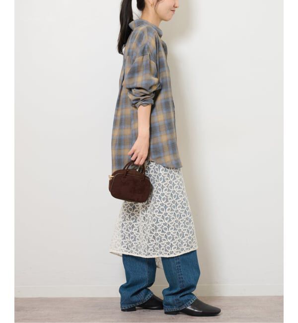 JOURNAL STANDARD relume「オーガニックコットンミックスオンブレツイルシャツ」|シャツ・ブラウス|