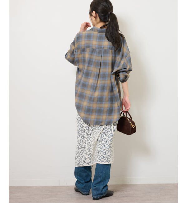 JOURNAL STANDARD relume「オーガニックコットンミックスオンブレツイルシャツ」|シャツ・ブラウス|