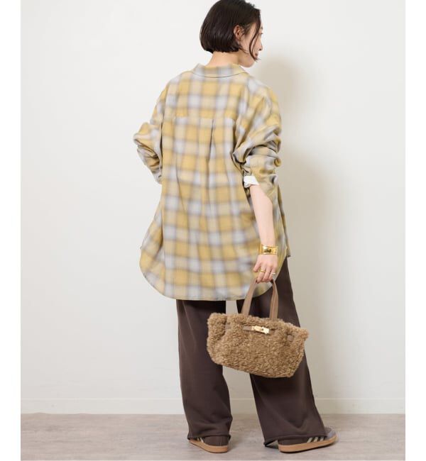 JOURNAL STANDARD relume「オーガニックコットンミックスオンブレツイルシャツ」|シャツ・ブラウス|