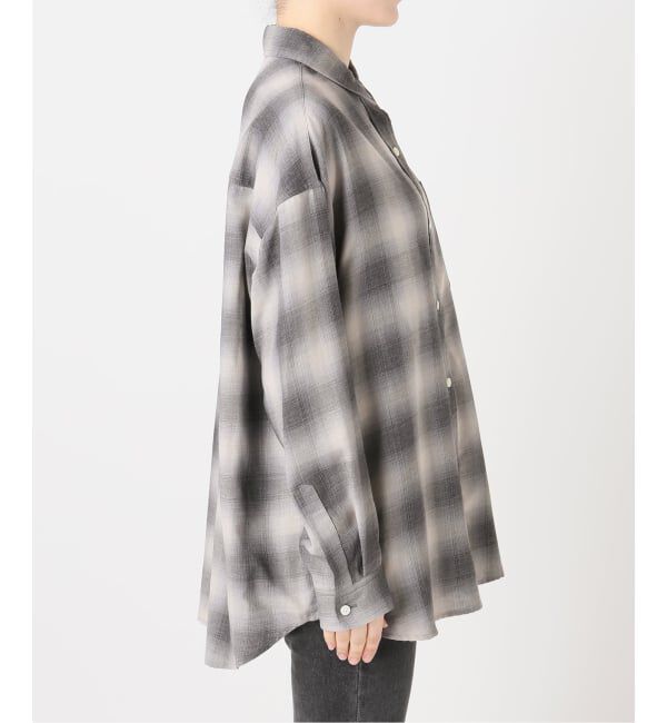 JOURNAL STANDARD relume「オーガニックコットンミックスオンブレツイルシャツ」|シャツ・ブラウス|