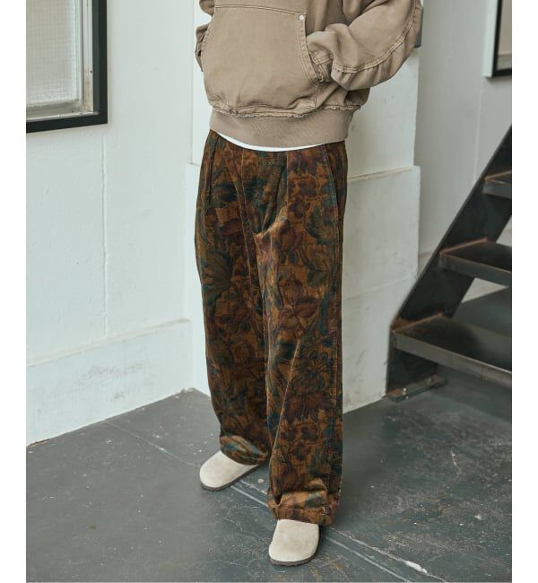 JOURNAL STANDARD「コーデュロイプリント オーバー パンツ」|その他|