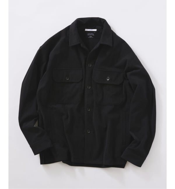 JOURNAL STANDARD relume「TECH &rdquo;SOLOTEX(R)&rdquo; コーデュロイ ウォッシャブル CPOシャツジャケット」|シャツ・ブラウス|ブラック