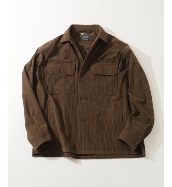 JOURNAL STANDARD relume「TECH &rdquo;SOLOTEX(R)&rdquo; コーデュロイ ウォッシャブル CPOシャツジャケット」|シャツ・ブラウス|ブラウン