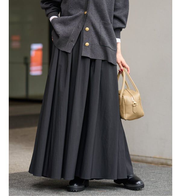 JOURNAL STANDARD relume「《WEB限定追加》ギャザーフレアスカート」|スカート|ブラック