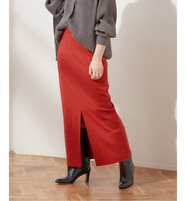 journal standard L'essage「《追加》LUMINARY ウールスカート」|スカート|レッド