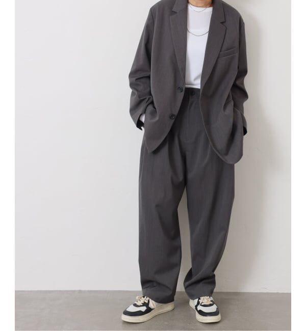 journal standard luxe「TWツイル タックパンツ」|その他|グレー