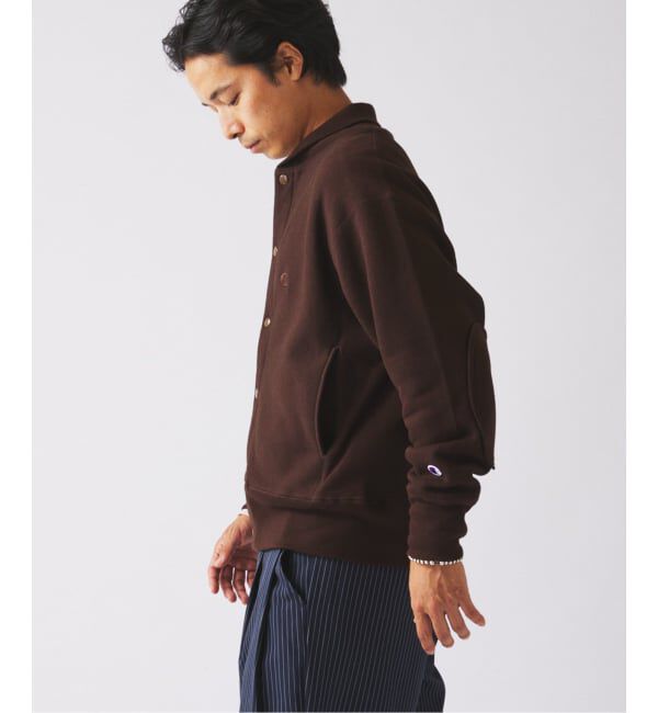 JOURNAL STANDARD relume「CHAMPION / チャンピオン 別注 R/W エルボーパッチ スナップ カーディガン」|カーディガン|
