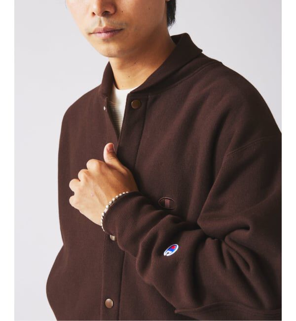 JOURNAL STANDARD relume「CHAMPION / チャンピオン 別注 R/W エルボーパッチ スナップ カーディガン」|カーディガン|