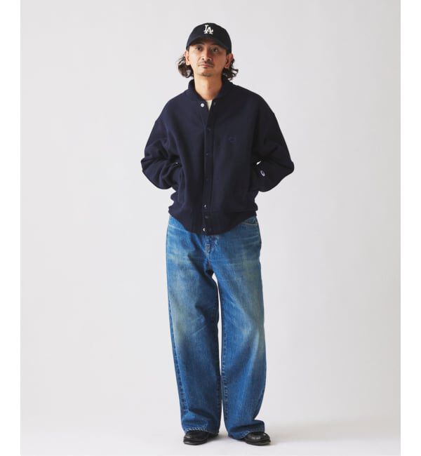 JOURNAL STANDARD relume「CHAMPION / チャンピオン 別注 R/W エルボーパッチ スナップ カーディガン」|カーディガン|