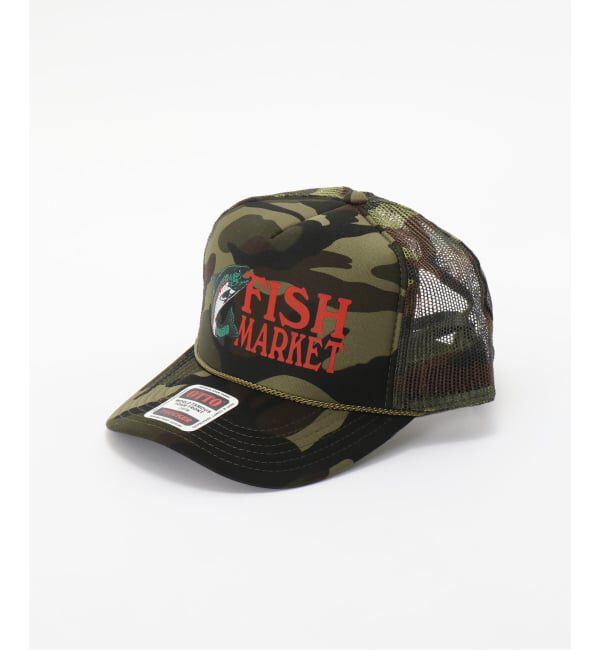 JOURNAL STANDARD「FISH MARKET / フィッシュマーケット NY FISHING CLUB CAP」|キャップ・キャスケット|カーキ