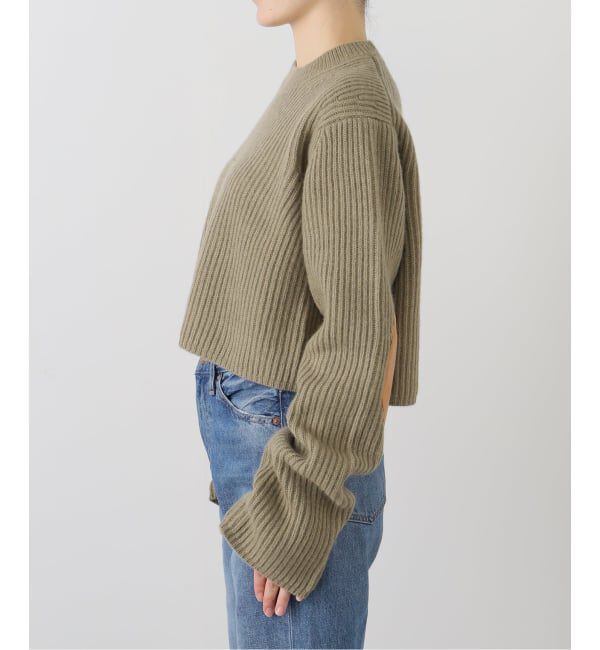 journal standard L'essage「【INSCRIRE /アンスクリア】Rib Short Length P/O：ニット」|ニット・セーター|