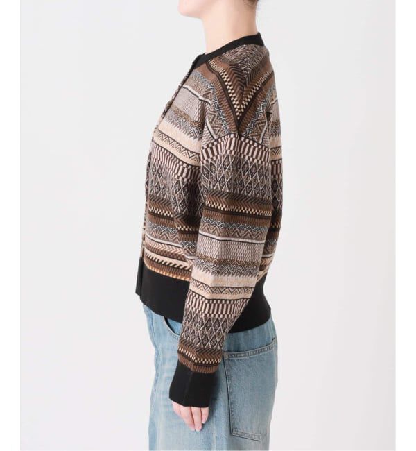 journal standard L'essage「ジャガードカーディガン」|カーディガン|