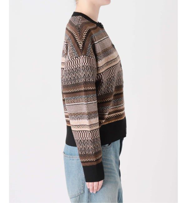 journal standard L'essage「ジャガードカーディガン」|カーディガン|