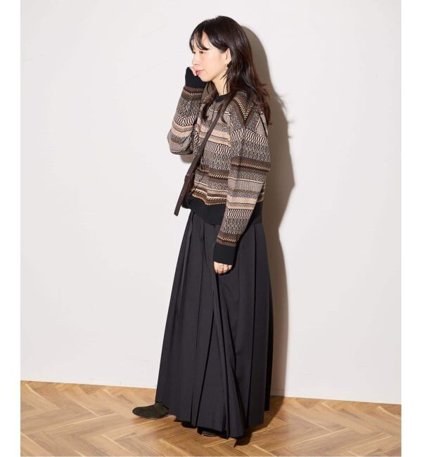 journal standard L'essage「ジャガードカーディガン」|カーディガン|