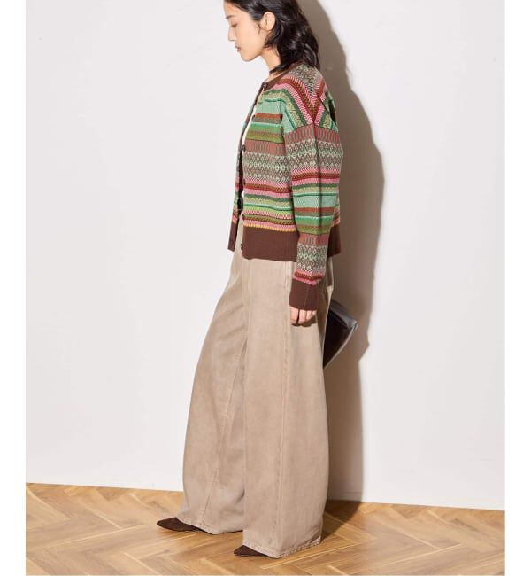 journal standard L'essage「ジャガードカーディガン」|カーディガン|