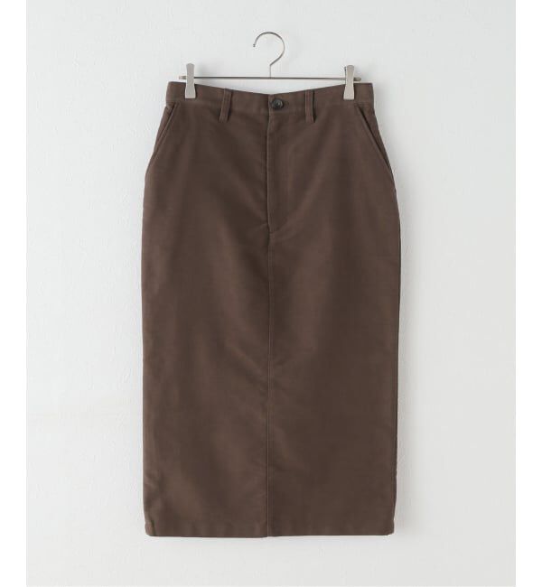 JOURNAL STANDARD「コットンスエードライクタイトスカート」|スカート|ブラウン