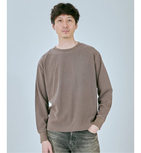 JOURNAL STANDARD「SHELTECH / シェルテック 別注 ウォーム サーマル ピグメント ロンT」|Tシャツ・カットソー|ブラウン B