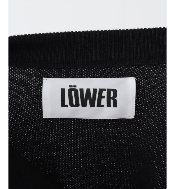journal standard L'essage「【LOWER】14G Fulling Plainstitch Tucked Pow：カーディガン」|カーディガン|