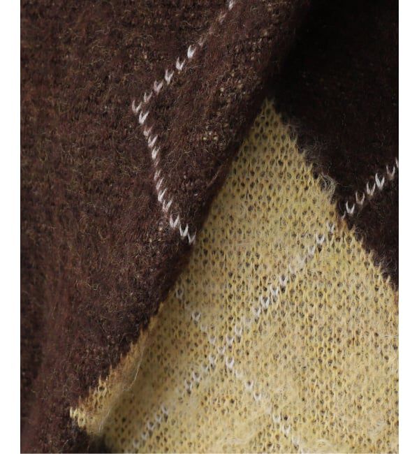 journal standard L'essage「【JANE SMITH】 7G WOOL JACQUARD ARGYLE CD：カーディガン」|カーディガン|