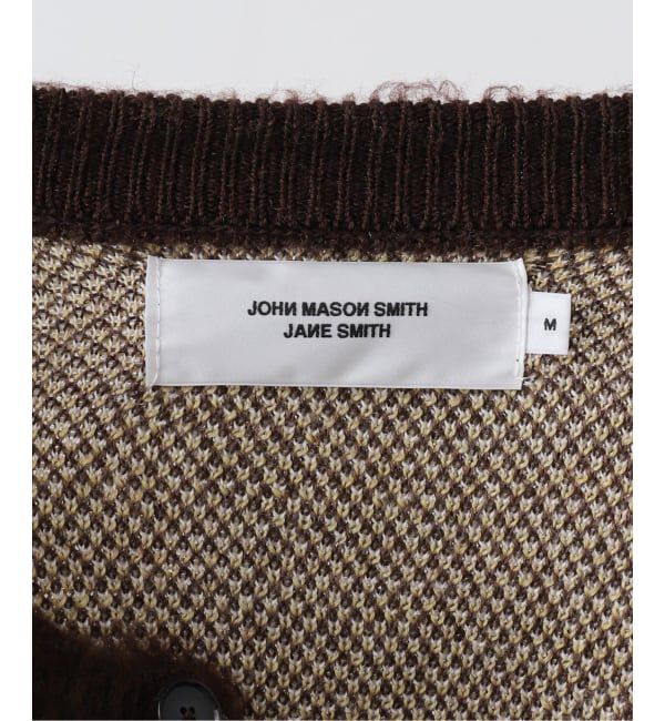 journal standard L'essage「【JANE SMITH】 7G WOOL JACQUARD ARGYLE CD：カーディガン」|カーディガン|