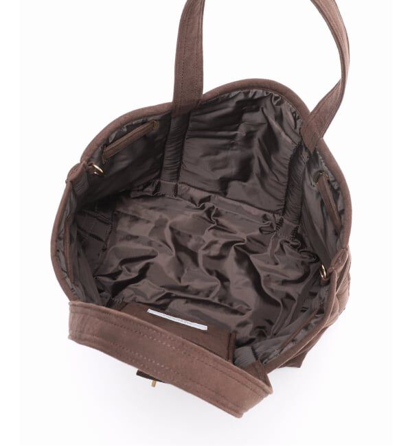 journal standard L'essage「《追加2》別注【SITA PARANTICA】スエードライク チャームツキトートM」|トートバッグ|