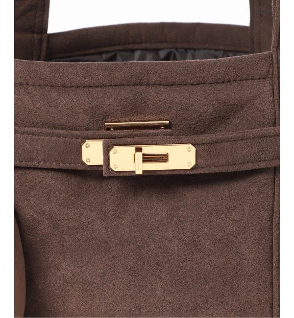 journal standard L'essage「《追加2》別注【SITA PARANTICA】スエードライク チャームツキトートM」|トートバッグ|