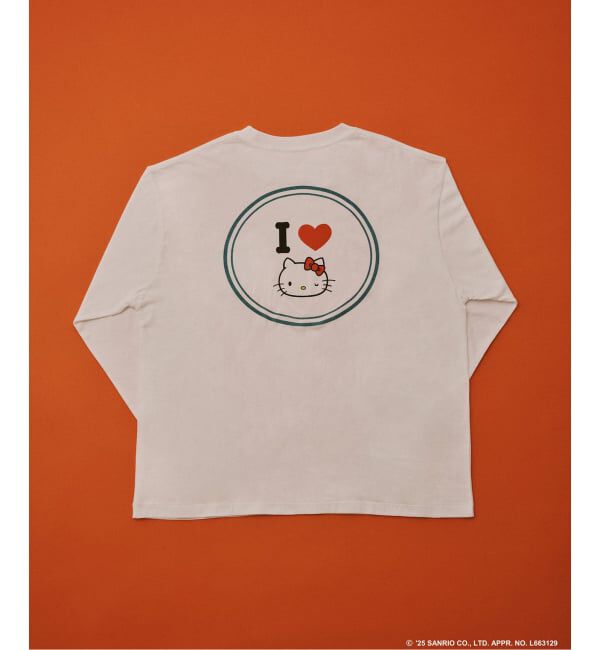 JOURNAL STANDARD「HELLO KITTY / ハローキティ プリント ロングスリーブTシャツ」|Tシャツ・カットソー|ホワイト