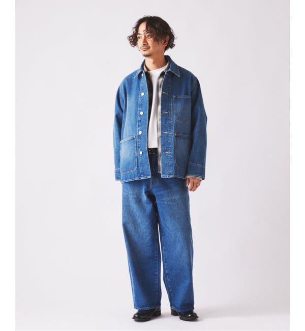 JOURNAL STANDARD relume「《予約》クラフトデニム 13.5OZ ワイド ストレート デニム」|デニム|