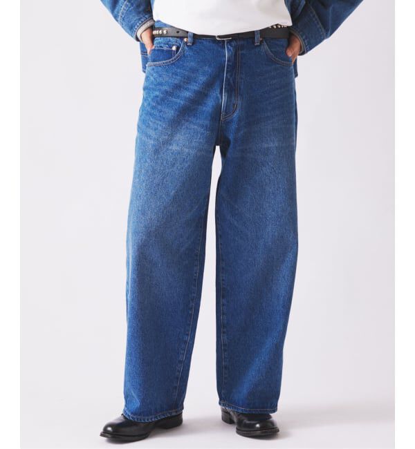 JOURNAL STANDARD relume「《予約》クラフトデニム 13.5OZ ワイド ストレート デニム」|デニム|