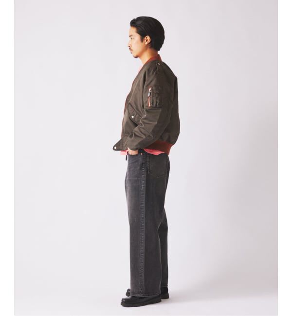 JOURNAL STANDARD relume「《予約》クラフトデニム 13.5OZ ワイド ストレート デニム」|デニム|