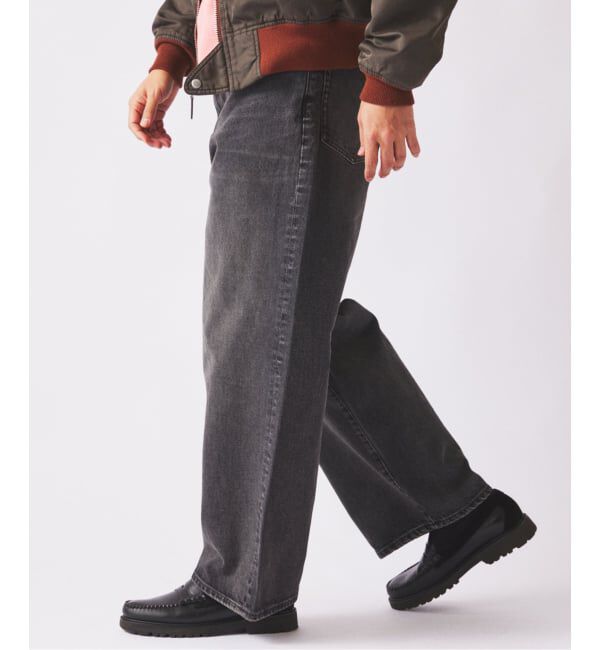 JOURNAL STANDARD relume「《予約》クラフトデニム 13.5OZ ワイド ストレート デニム」|デニム|