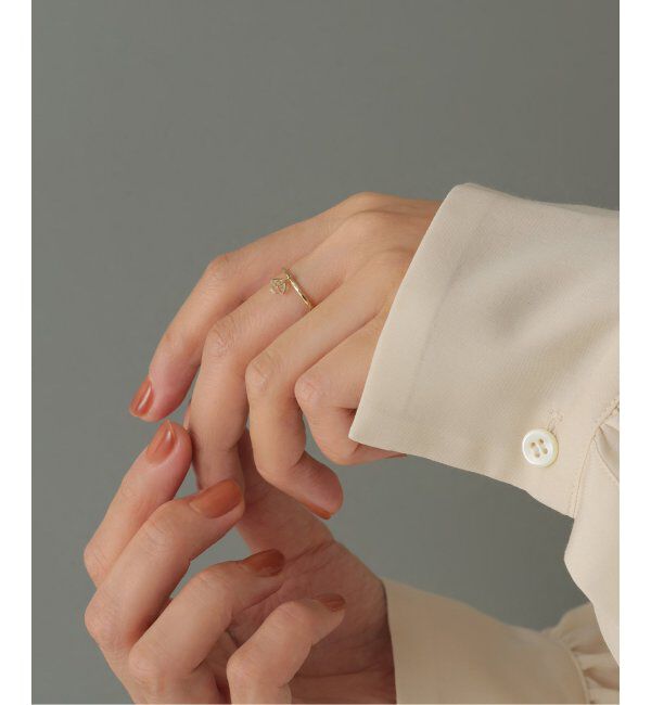 Lilas by Spick&Span「ラフカットクォーツテクスチャーリング K10」|リング|